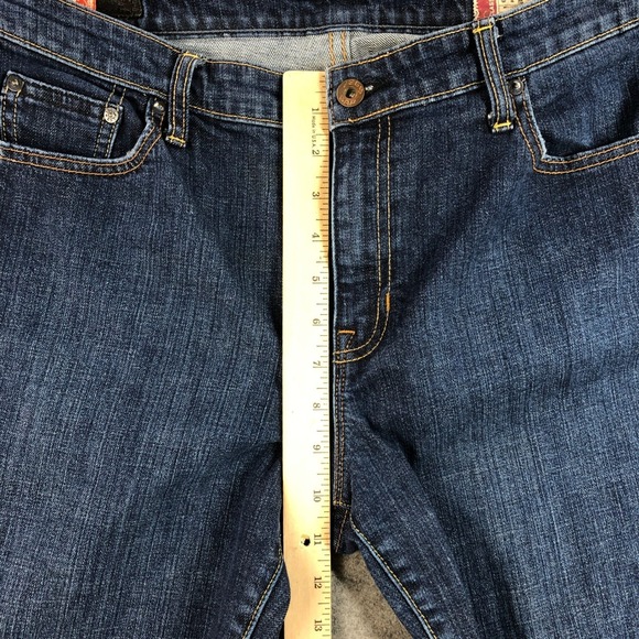 GAP 1969 Dark Wash Flare Jeans Womens Size 12R Classic Fit Stretch Mid Rise - Picture 9 of 15